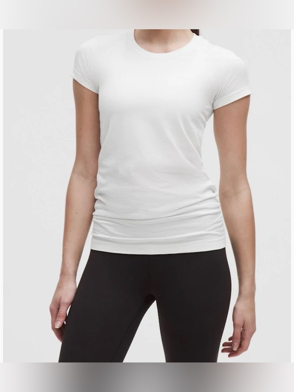 lululemon athletica White Short-Sleeve Crew Tee